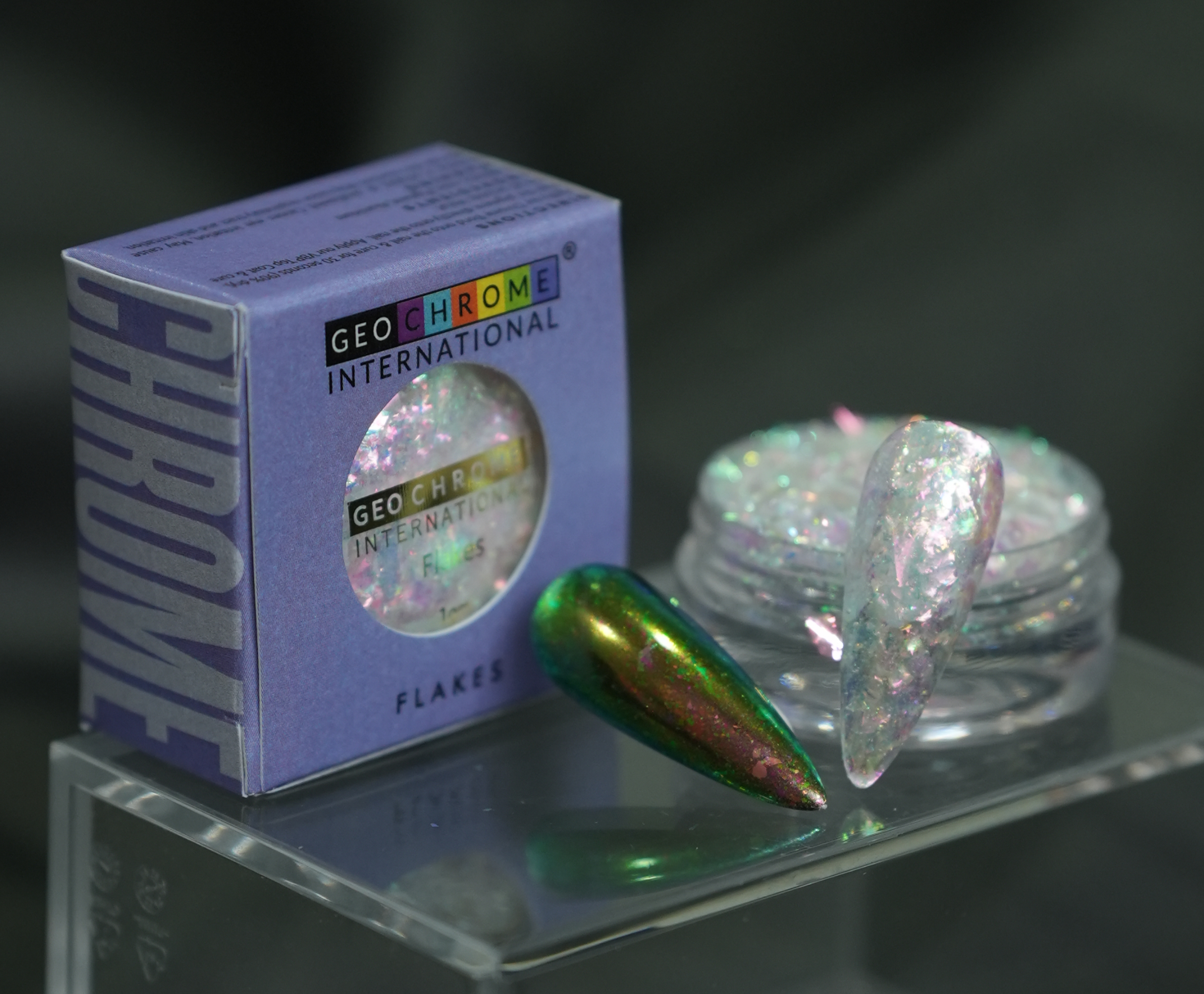 Transparent Optical Chameleon Flake - Earthen Metal